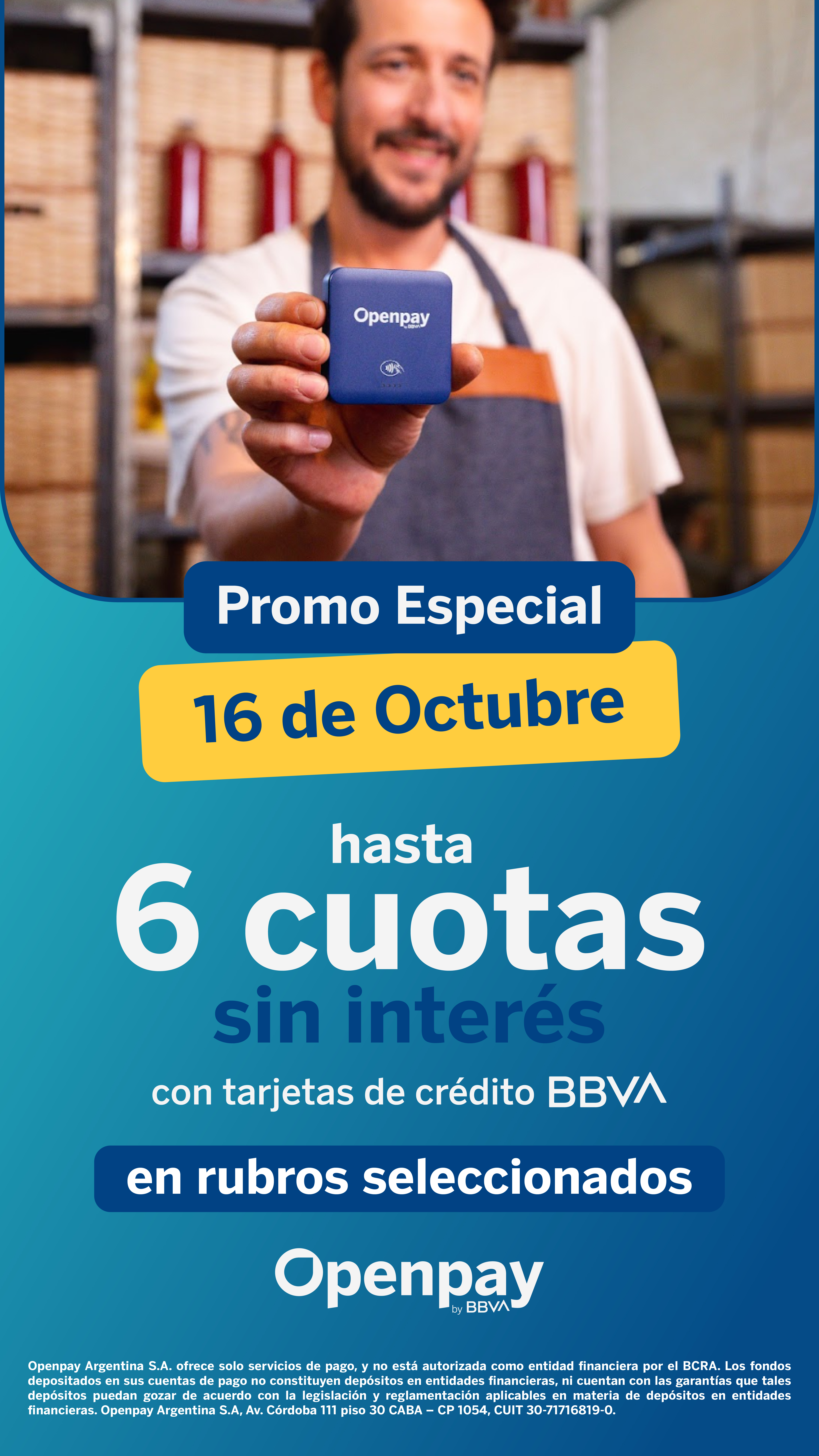 3 cuotas sin interes Open Pay